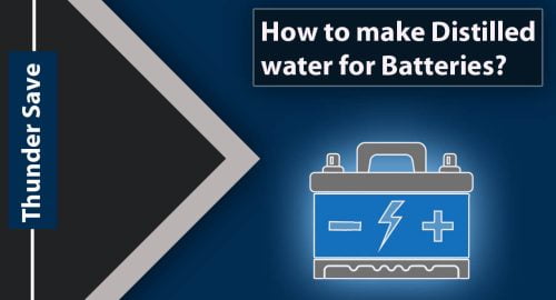 how to make distilled water for batteries